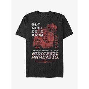 Star Wars K-2SO Strategic Analysis T-Shirt in Black size‎ 3XL